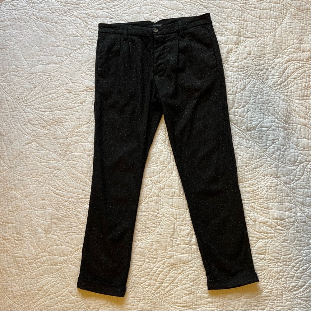 J.W. Brine Italian wool pants, black, size 32x29
